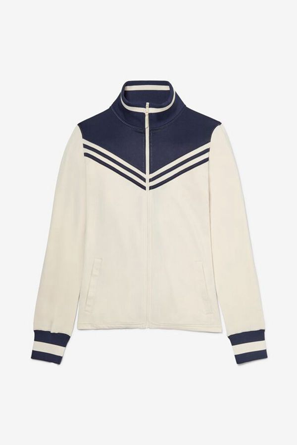 Fila Heritage Tennis Women's Jackets - Navy,NZ 629-26519